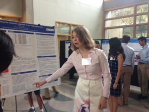 Jules Frost presents poster at Duke Summer Research Symposium